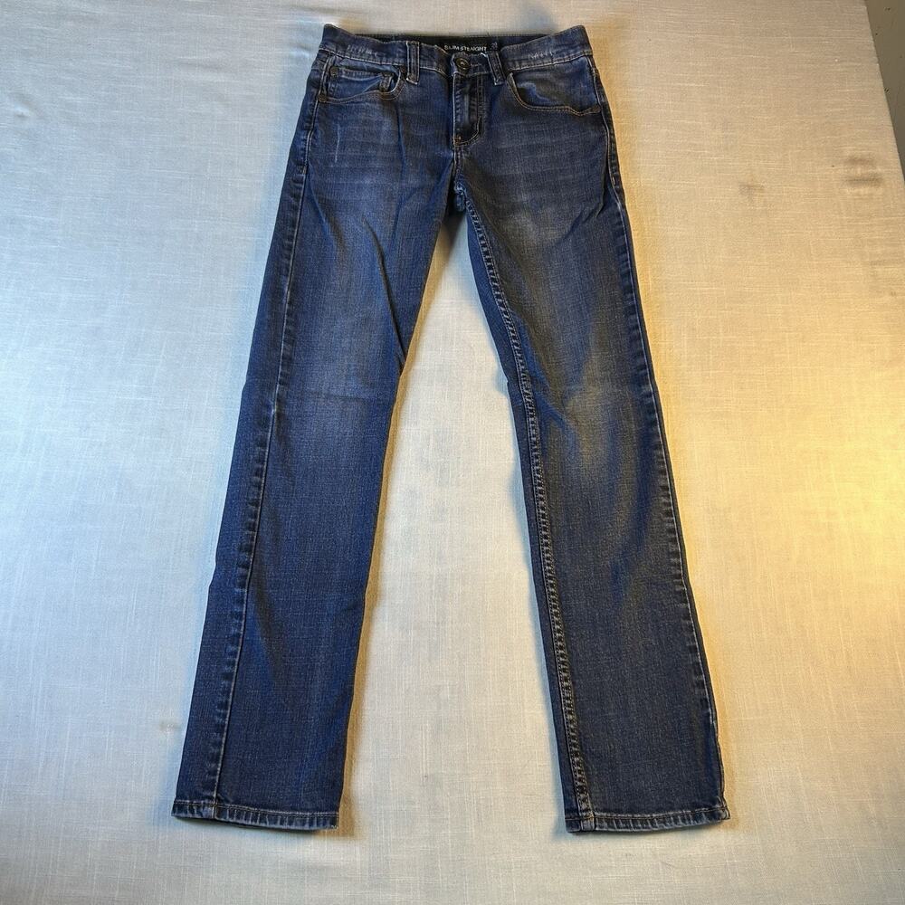 RSO‎ New York Slim Straight Denim 29x32 (29x30.5) Jeans Medium Blue